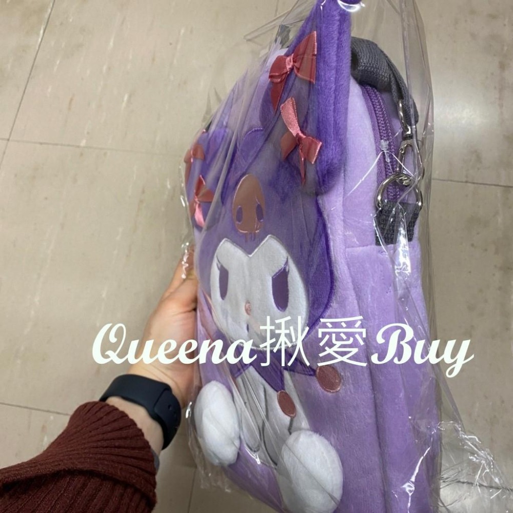 💓Queena揪愛BUY🆙⏩日本代購✈日本限定販售✈三麗鷗 絨布雙層收納斜背包 側背包✈酷洛米✈收納包 旅遊包-細節圖2