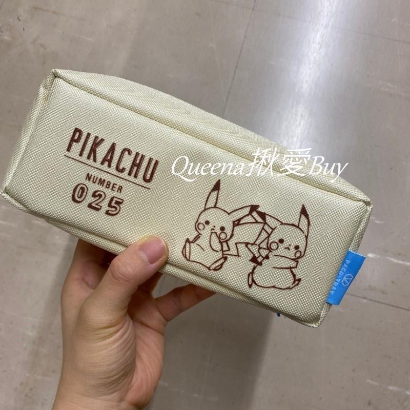 💓Queena揪愛BUY🆙⏩日本代購✈️Pokemon寶可夢 皮卡丘 大容量 拉鏈鉛筆袋 三層收納文具袋-細節圖3