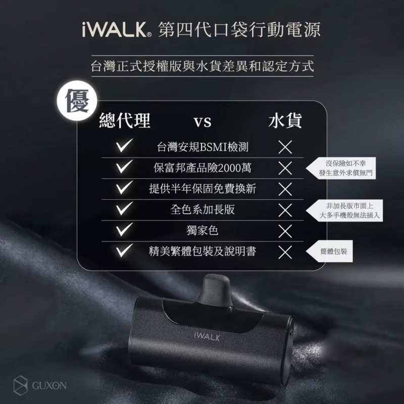 iWALK 口袋充四代行動電源 直插式電源 加長版 輕小 行充 行動電源 充電寶 移動電源 口袋電源 迷你行動充 口袋寶-細節圖5