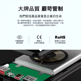 【PHILIPS 飛利浦】無線充電行動電源 TypeC雙向快充 無線充電 無線快充 行動電源 行充 DLP9520CB-細節圖9