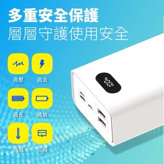 POLYBATT 行動電源30000mAh 22W雙向快充 行充 超大電量 快充 多接口 行動電源-細節圖5