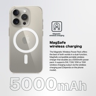 VAP 5000mah 磁吸行動電源附支架 MagSafe 行充 行動電源 支架 磁吸-細節圖4