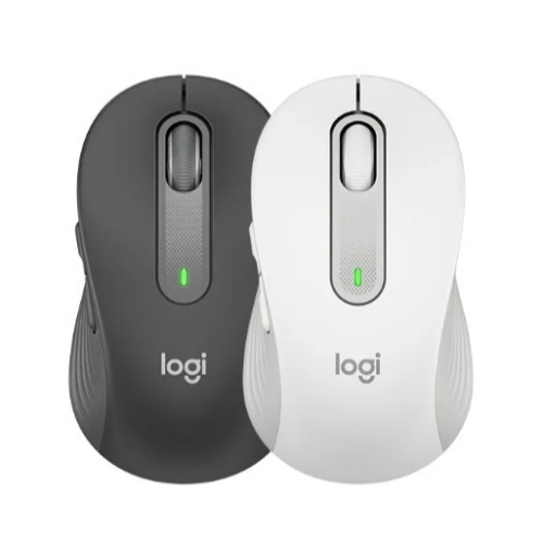 沛佳電腦 新莊 內湖 羅技 logitech M650 多工靜音無線滑鼠-石墨灰/珍珠白