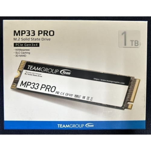 沛佳電腦 新莊 內湖 TEAM 十銓 MP33 PRO 1TB M.2 PCIe SSD 固態硬碟 1T