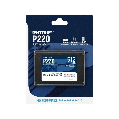 沛佳電腦 新莊 內湖 Patriot美商博帝 P220 512GB 512G 2.5吋 SSD固態硬碟