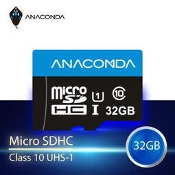 沛佳電腦 新莊 內湖 ANACOMDA巨蟒 SDHC UHS-I U1 C10 32GB 32G 記憶卡