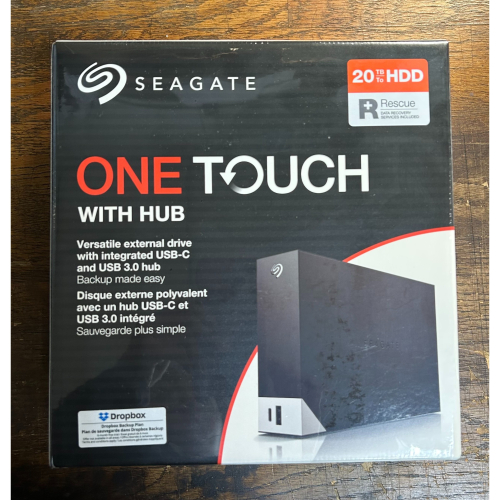 沛佳電腦 新莊 內湖 Seagate One Touch Hub 20TB 外接硬碟 STLC2000040