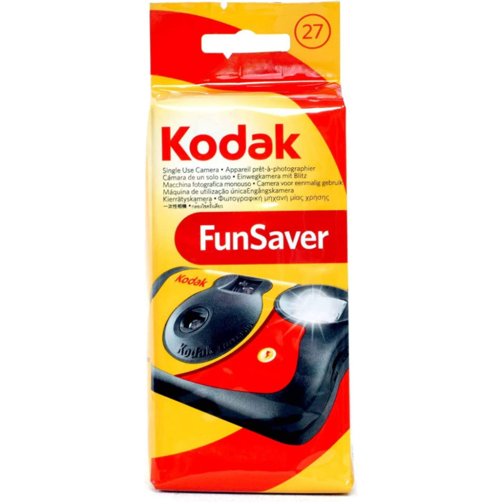 現貨 KODAK 柯達 FunSaver 一次性閃光燈底片相機 27張 ISO800