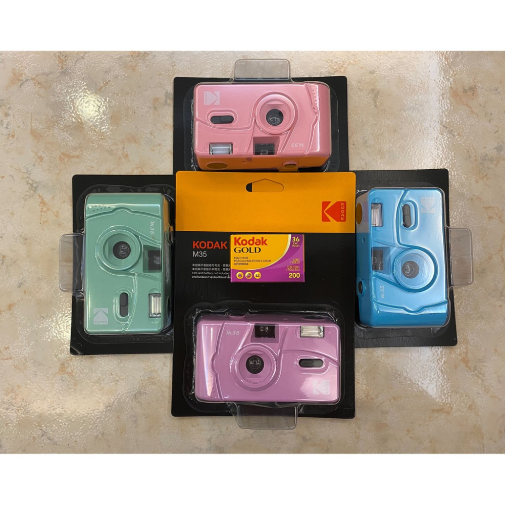 現貨 柯達 Kodak M35 M38 【附電池】 底片相機 重覆使用 傻瓜相機 傳統膠捲 交換禮物 糖果相機 LOMO-細節圖2