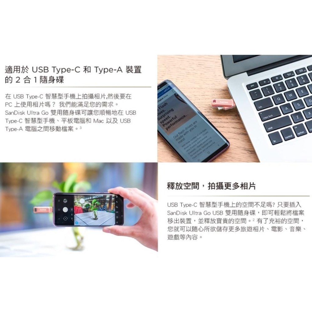 SanDisk Ultra USB Type-C雙用隨身碟OTG-細節圖3