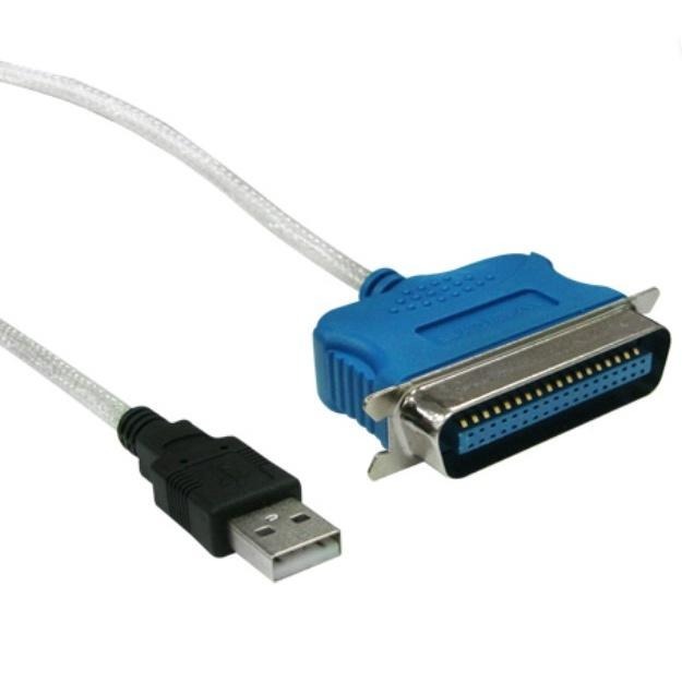 USB轉36公晶片線1.5米印表機線36PIN金手指LPT印表機-掃描機-細節圖3
