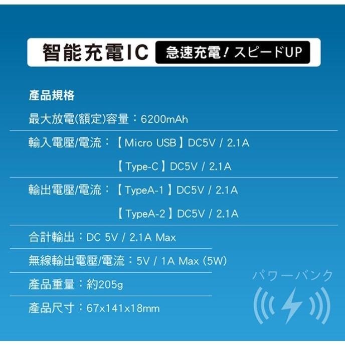 無線充電行動電源-黑色-細節圖8