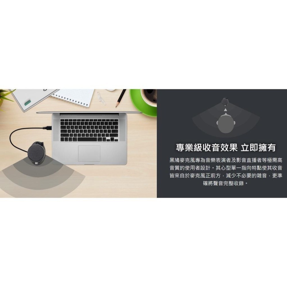 AVERMEDIA AM310圓剛黑鳩麥克風/練唱/直播/電競專業麥克風-黑色-細節圖5