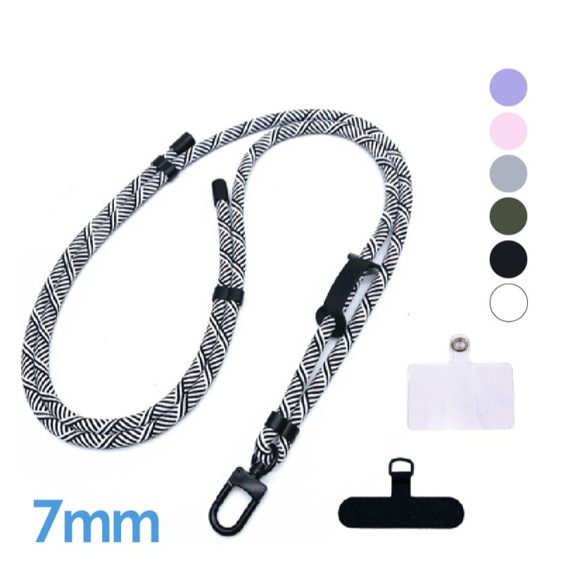 手機頸掛繩7mm側背伸縮繩35~70cm-細節圖8