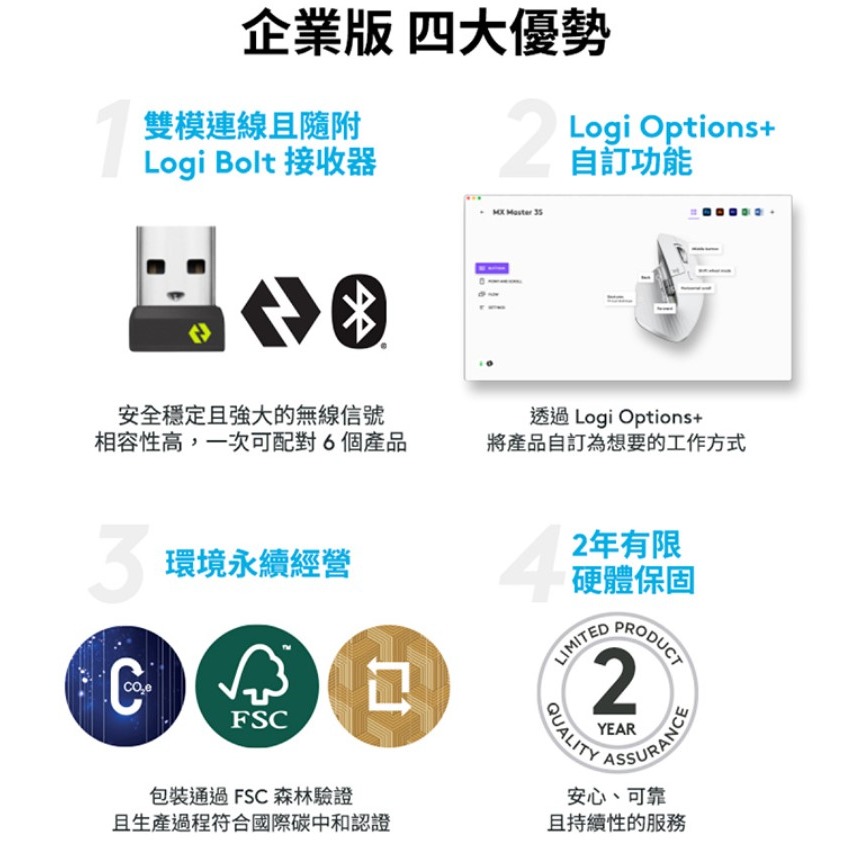 羅技MK650無線藍芽雙模鍵鼠組-細節圖4