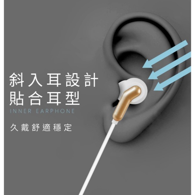 TYPEC入耳式耳機-白色(僅聽音樂的功能)-細節圖3