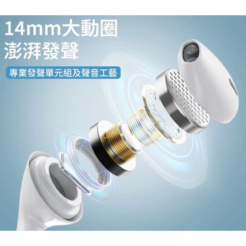 插入耳式線控耳機麥克風1.2M 白-細節圖5