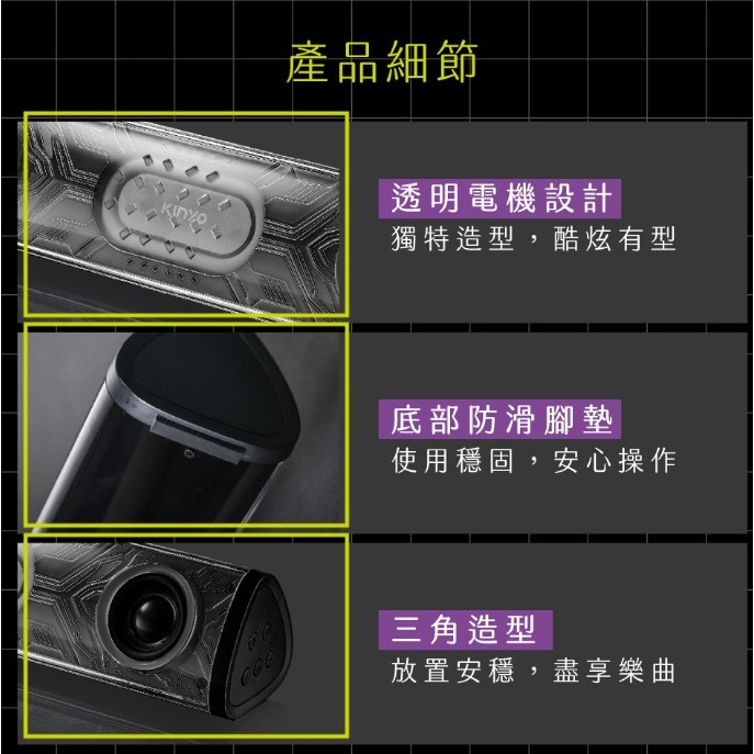 Ringbot 機械型藍牙無線聲霸,攜帶式藍芽喇叭-細節圖9