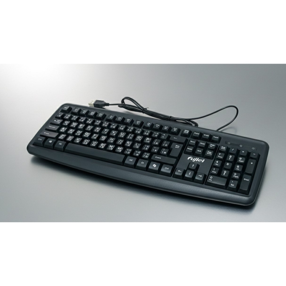 商務鍵盤(英文字體加大)usb有線鍵盤-細節圖8