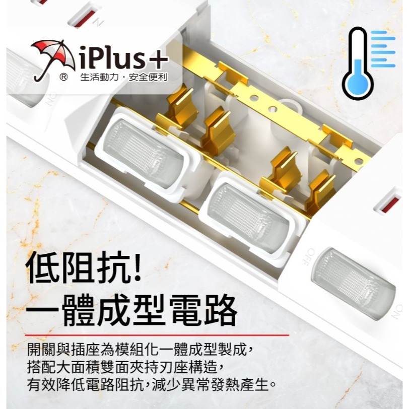 保護傘9切8座3P延長線-1.8米,安規電源,台灣製造-細節圖8