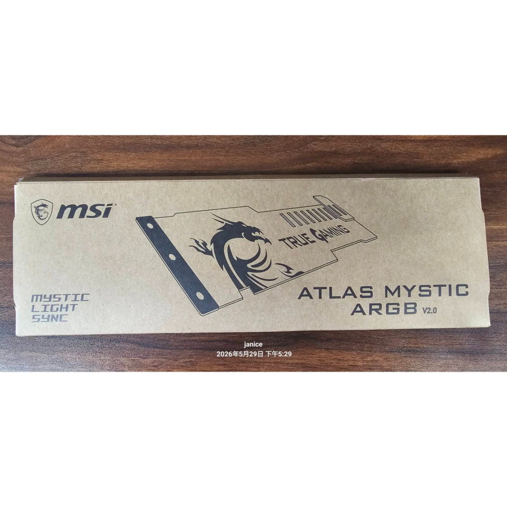 微星顯卡支撐架ARGB-請注意機殼長度,機殼需要有3個螺絲孔-細節圖3