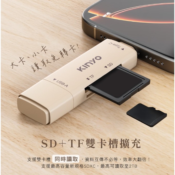 USB-TYPEC雙介面OTG讀卡機-細節圖6
