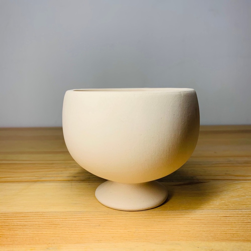 花盆王 知雨若泥 多肉植物盆栽批發•手繪DIY彩繪花盆•創作素胚陶盆•園藝•台灣現貨•居家裝飾•空氣鳳梨•透氣素燒可愛杯-細節圖4