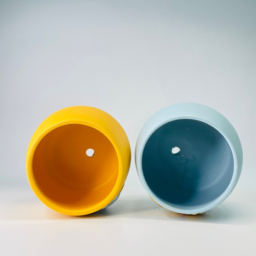 花盆王 知雨若泥 可愛怪奇動物園陶瓷盆栽植物花瓶多肉花器 筆筒文具化妝品收納 畢業婚禮佈置辦公室小物生日禮物DIY台灣-細節圖11