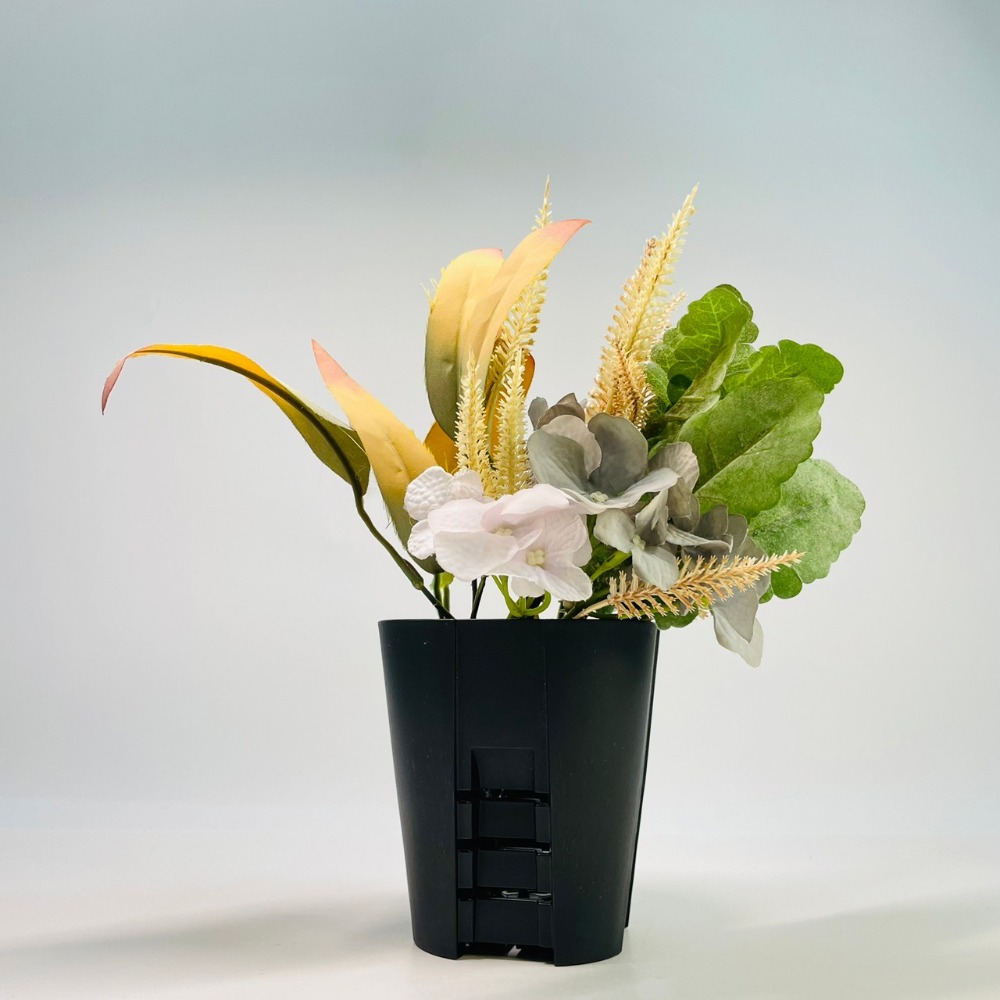 花盆王 知雨若泥 台灣製黑色方口多孔控根盆萬象盆批發•多肉山烏龜塊根樹花苗室內觀葉植物栽培盆器盆栽現貨-細節圖2