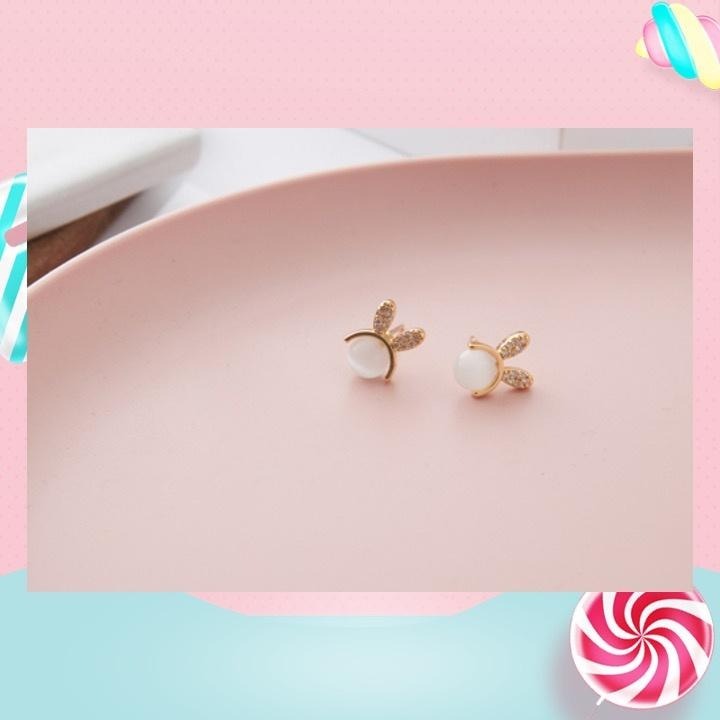 現貨📿 兔兔印象耳環 925銀針 兔子 耳環 兔子耳環 蝴蝶耳環 可愛耳環 造型耳環 CK2204081 【貓貨生活】-細節圖4