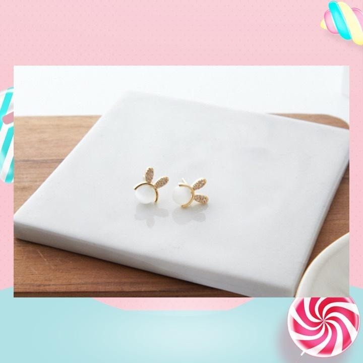 現貨📿 兔兔印象耳環 925銀針 兔子 耳環 兔子耳環 蝴蝶耳環 可愛耳環 造型耳環 CK2204081 【貓貨生活】-細節圖5