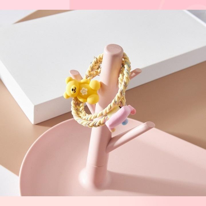 現貨📿 皇冠小熊髮束 小熊 皇冠 髮束 綁頭髮 綁頭髮髮圈 髮圈 可愛髮圈 CK2206034 【貓貨生活】-細節圖6