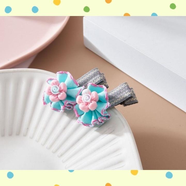 現貨📿 繽彩小花髮夾 可愛 花 髮夾 兒童髮夾 可愛髮夾 小髮夾 兒童 CK2205111 【貓貨生活】-細節圖4