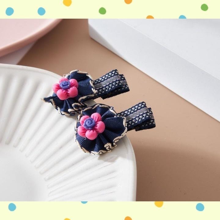 現貨📿 繽彩小花髮夾 可愛 花 髮夾 兒童髮夾 可愛髮夾 小髮夾 兒童 CK2205111 【貓貨生活】-細節圖6