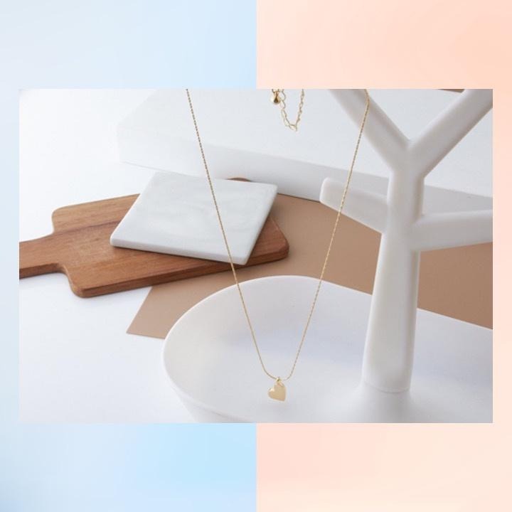 現貨📿 夢中心情項鍊 愛心 鎖骨鍊 項鍊 鎖骨鏈 項鏈 鎖骨鍊 CK2204034 【貓貨生活】-細節圖5