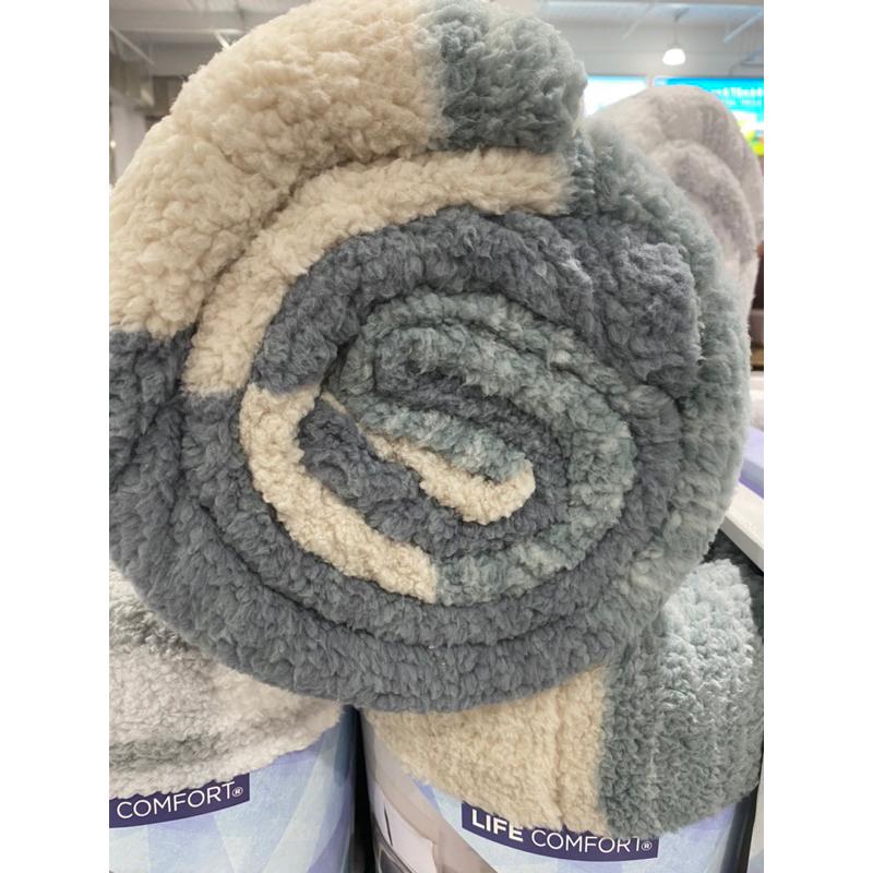 🐨🍁L.CSHERPA印花毯245*230🍁🐨為秋天準備超柔軟毯子、冷氣房🐶小狗窩好市多代購🐶-細節圖3