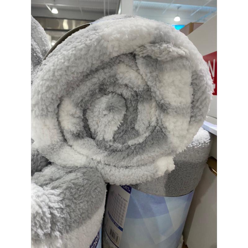 🐨🍁L.CSHERPA印花毯245*230🍁🐨為秋天準備超柔軟毯子、冷氣房🐶小狗窩好市多代購🐶-細節圖4