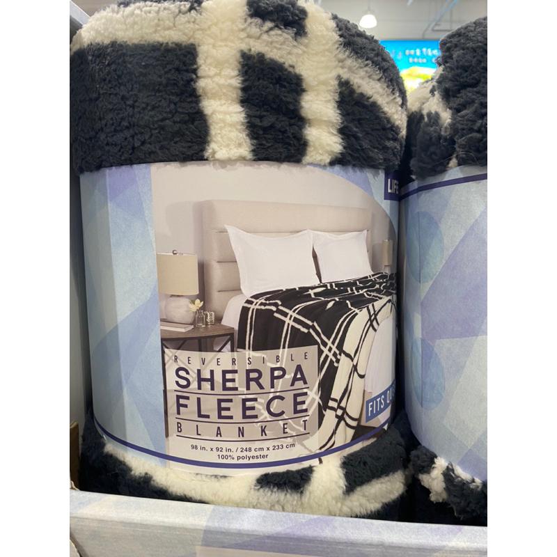 🐨🍁L.CSHERPA印花毯245*230🍁🐨為秋天準備超柔軟毯子、冷氣房🐶小狗窩好市多代購🐶-細節圖7