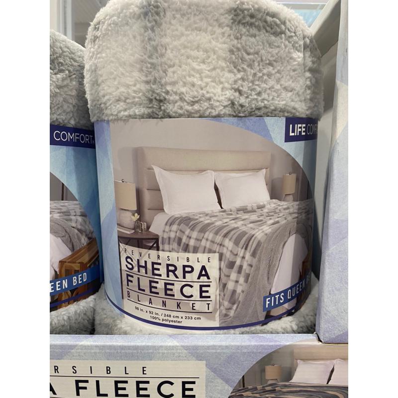 🐨🍁L.CSHERPA印花毯245*230🍁🐨為秋天準備超柔軟毯子、冷氣房🐶小狗窩好市多代購🐶-細節圖8