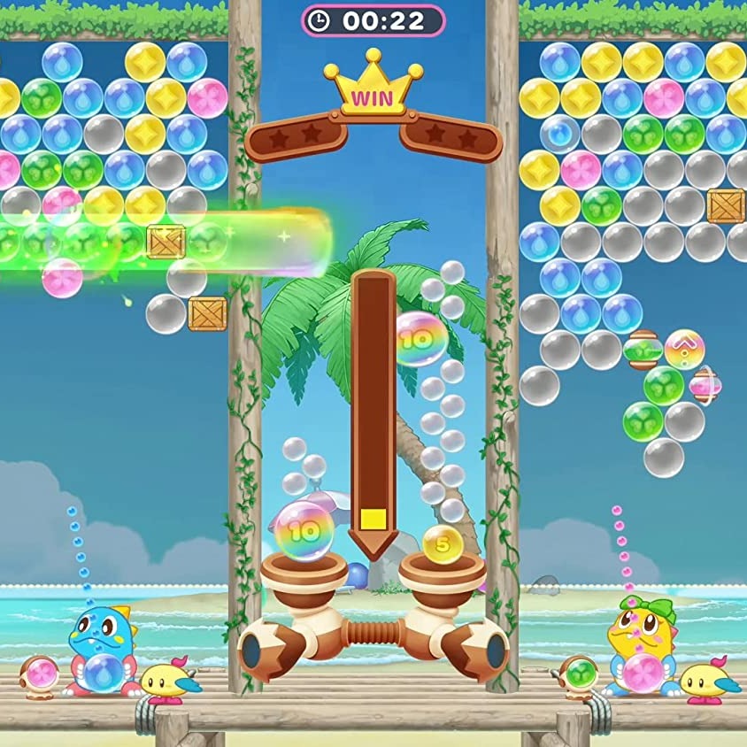 【艾達電玩】全新現貨 NS Switch 益智泡泡龍：一起泡泡戰！ 歐版 中文版-細節圖2