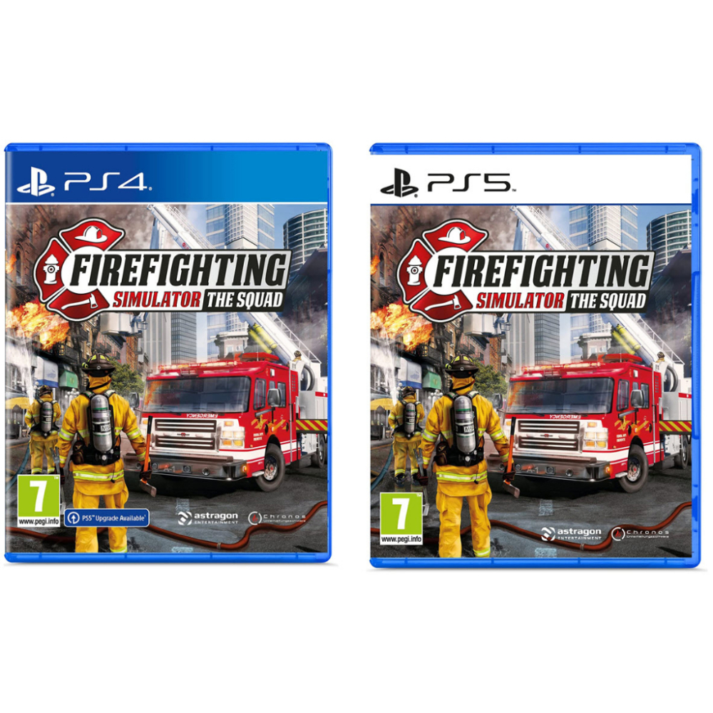【艾達電玩】全新現貨 PS4&amp;PS5 模擬消防小隊 歐版 中文版 Firefighting Simulator