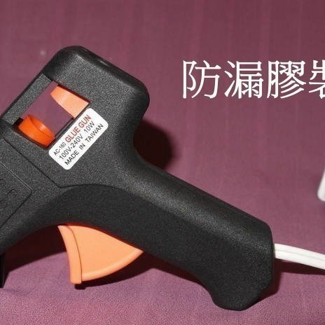 熱熔槍 膠槍 台灣製 熱溶膠槍 大膠槍 不滴膠熱溶槍 含防漏膠裝置熱溶膠 DIY修補 hot melt glue gun-細節圖2