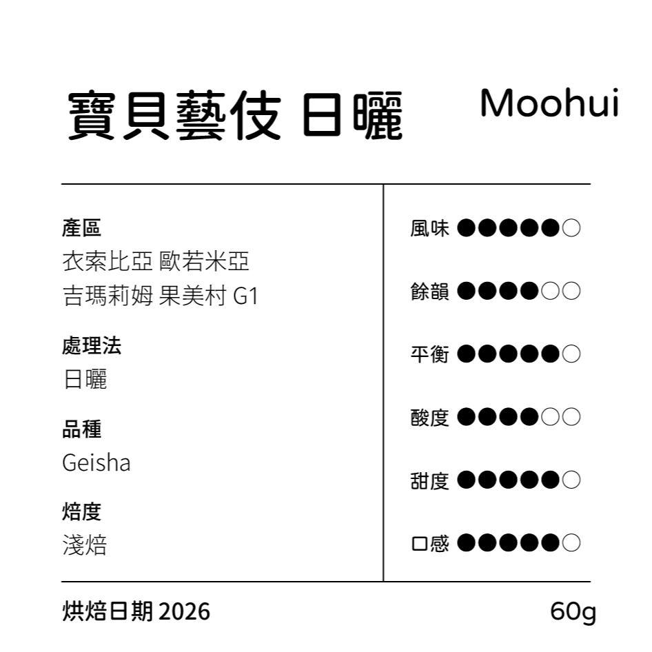 非洲產區 衣索比亞 咖啡豆-規格圖2