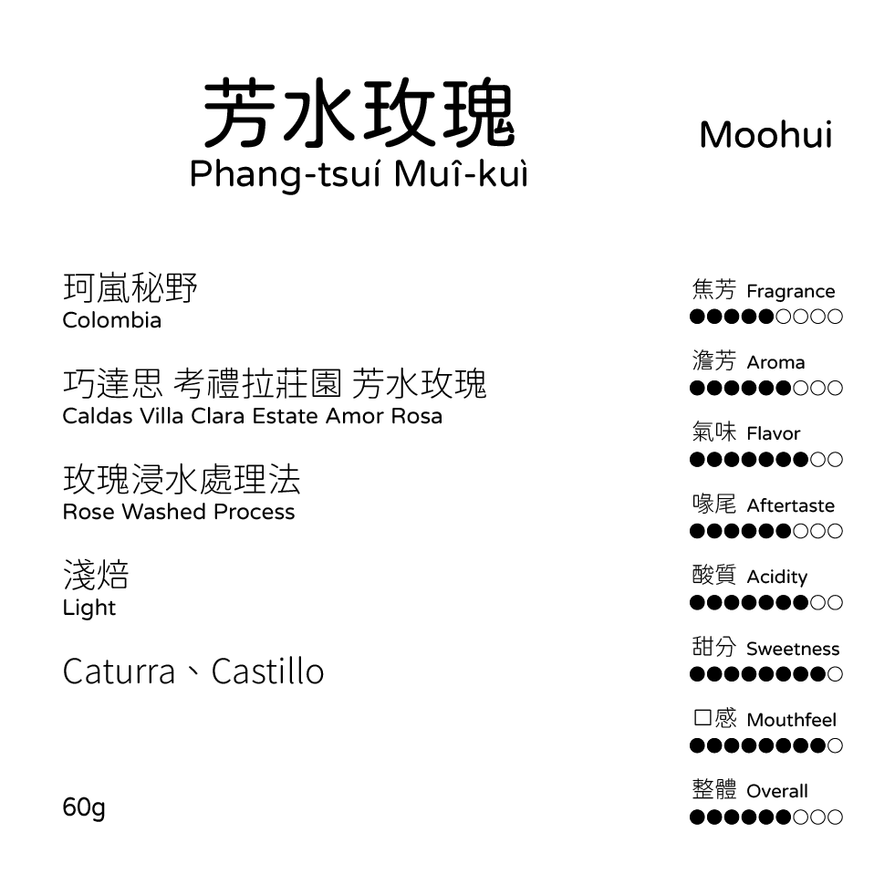 芳水玫瑰 Phang-tsuí Muî-kuì