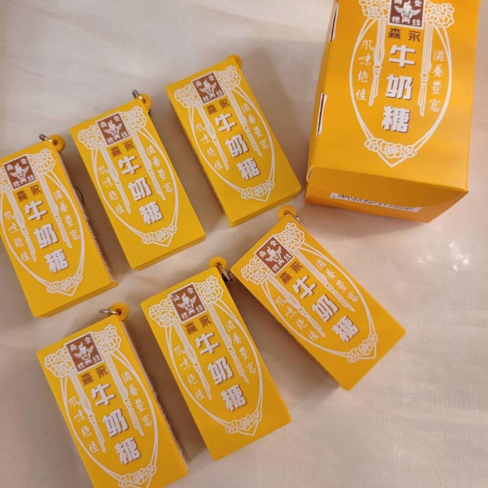 𝑪𝒉𝒐𝒐𝒔𝒆 𝑴𝒆 🥨 台灣現貨│復古精選 森永牛奶糖 造型吊飾 鑰匙圈 吊飾 掛飾 扣環 超仿真 交換禮物-細節圖6