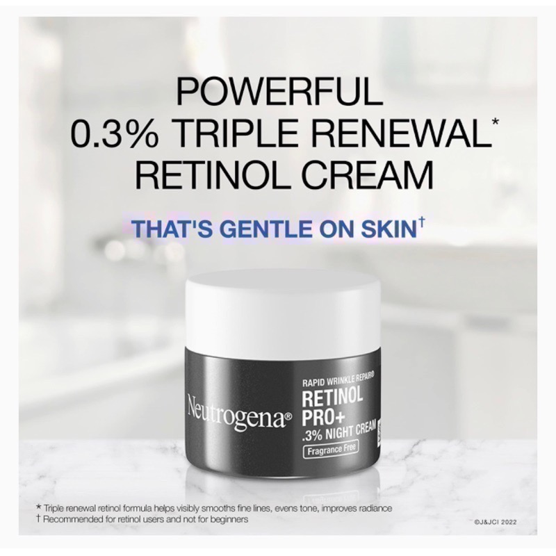 新效期✨A醇加強版🧡Neutrogena露得清Pro+A醇專業💫無香高能霜0.3%-細節圖3