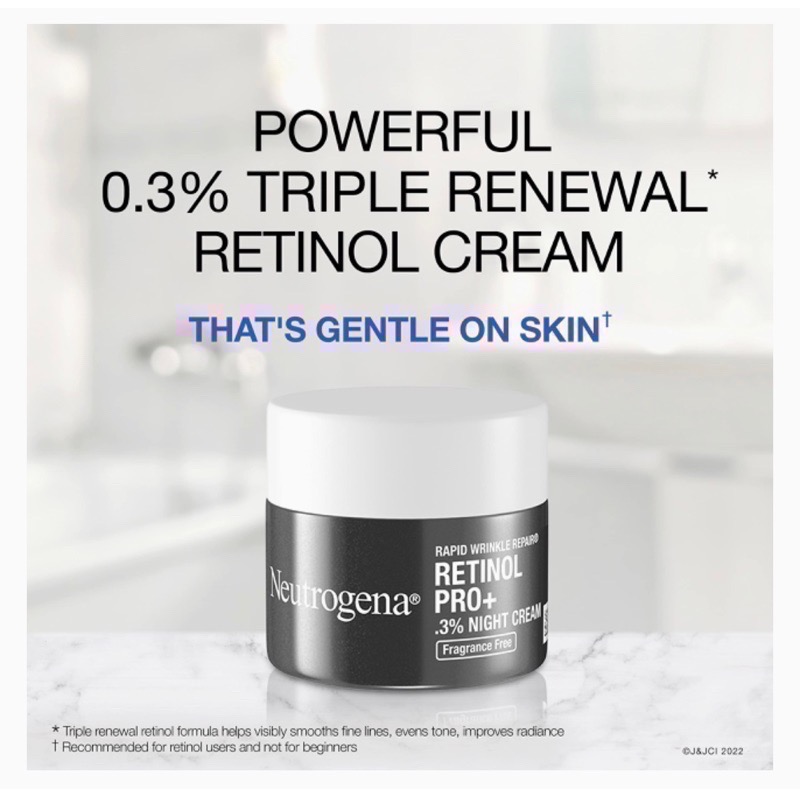 新效期✨A醇加強版🧡Neutrogena露得清Pro+A醇專業💫無香高能霜0.3%-細節圖3