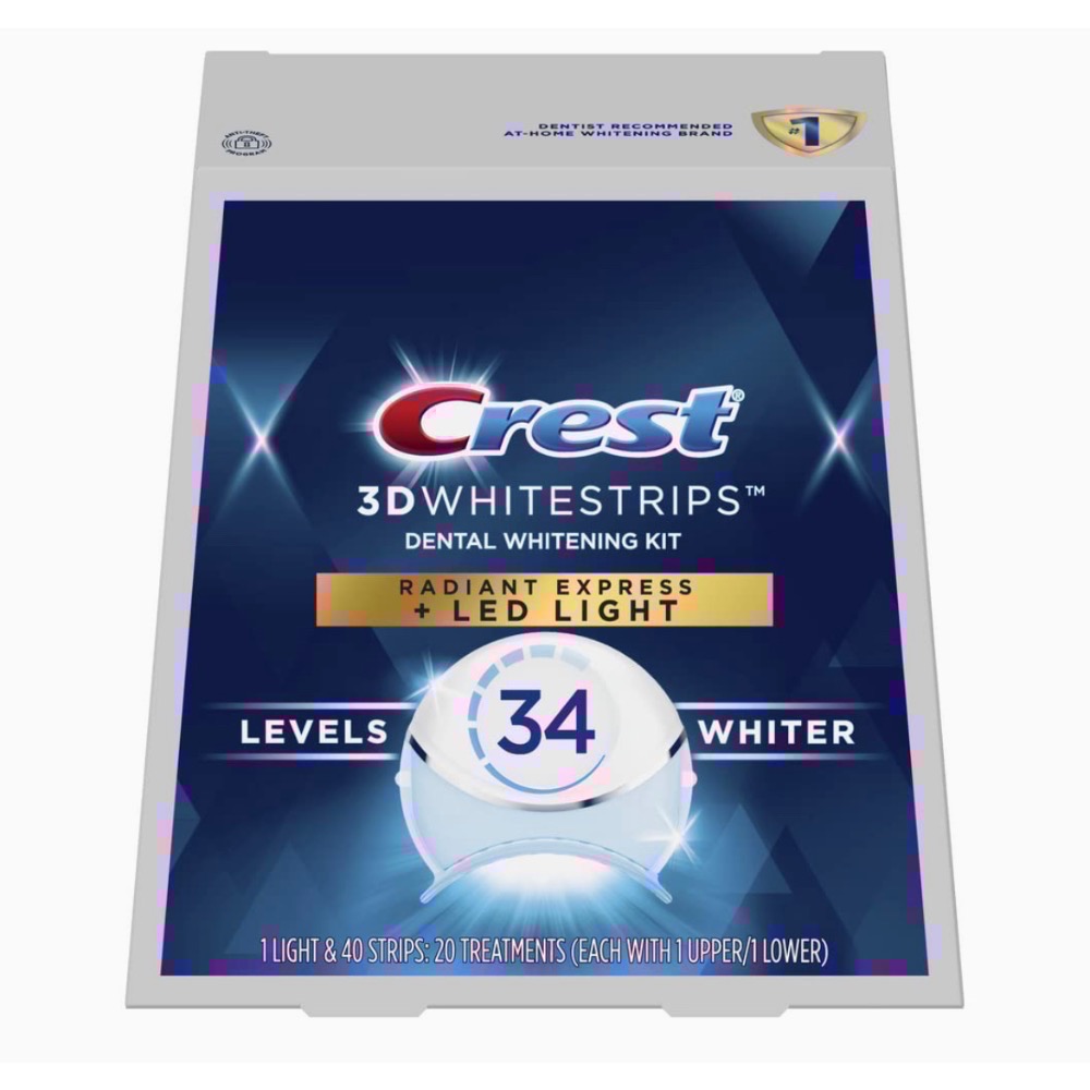 🈶️優惠新包裝💓美國🇺🇸原裝 Crest 3D whitestrips藍光冷光美白儀+牙貼組-細節圖5