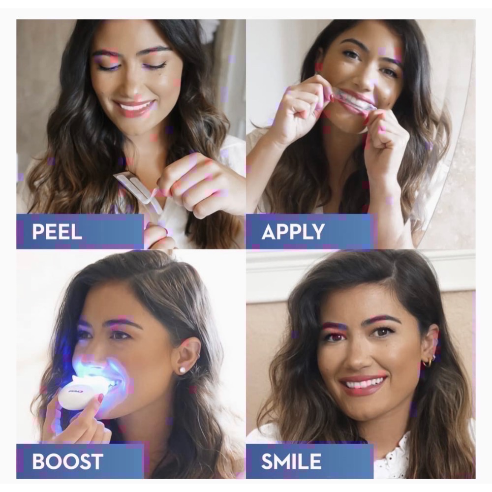 新包裝💓美國🇺🇸原裝 Crest 3D whitestrips+Light藍光冷光美白儀+牙貼組-細節圖5