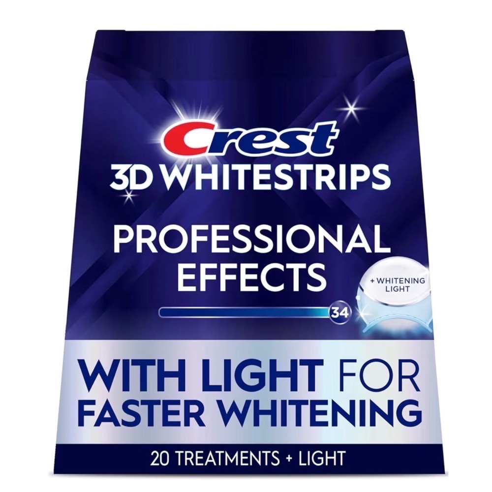 🈶️優惠新包裝💓美國🇺🇸原裝 Crest 3D whitestrips藍光冷光美白儀+牙貼組-規格圖8